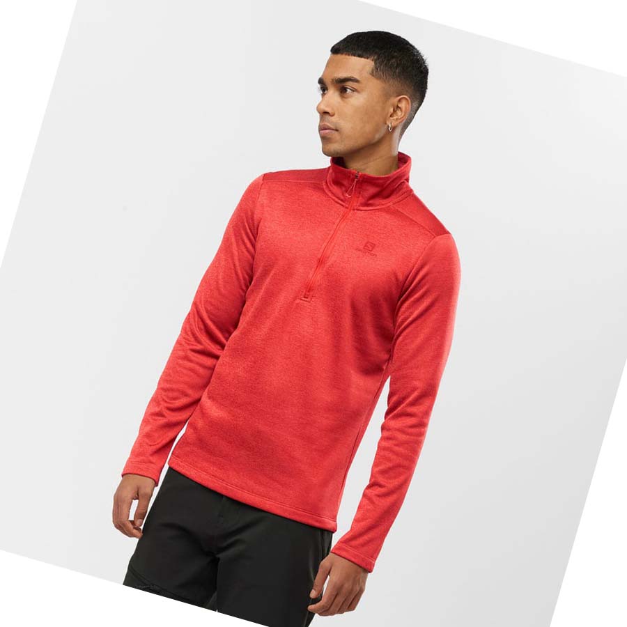 Sudadera Con Capucha Salomon ESSENTIAL LIGHTWARM SEAMLESS Hombre Naranjas | MX 3209JPQ